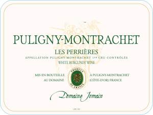 (image for) 2023 Domaine Jomaine, Puligny Montrachet, 1er Cru Les Perrieres