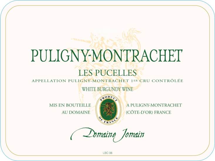 (image for) 2023 Domaine Jomaine, Puligny Montrachet, 1er Cru Les Pucelles
