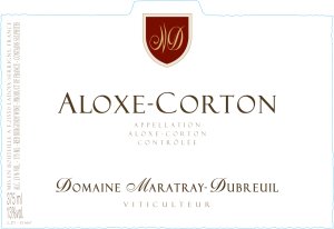 (image for) 2022 Domaine Maratray-Dubreuil, Aloxe Corton Rouge