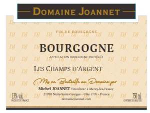 (image for) 2023 Domaine Michel Joannet, Bourgogne Rouge Les Champs d'Argent