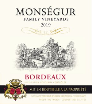 (image for) 2019 Monsegur Family Vineyards, Bordeaux Rouge