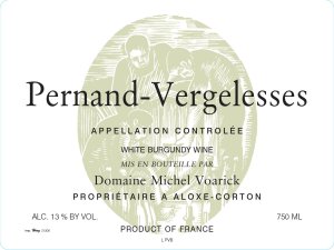 (image for) 2022 Domaine Michel Voarick, Pernand Vergelesses Blanc
