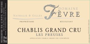 (image for) 2022 Domaine Nathalie et Gilles Fevre, Chablis Grand Cru Les Preuses