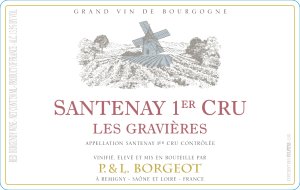 2021 Domaine Laurent et Pascal Borgeot, Santenay Rouge 1er Cru Les Gravieres (image for) 2021 Domaine Laurent et Pascal Borgeot, Santenay Rouge 1er Cru Les Gravieres