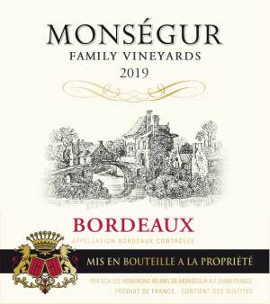 (image for) 2019 Monsegur Family Vineyards, Bordeaux Rouge