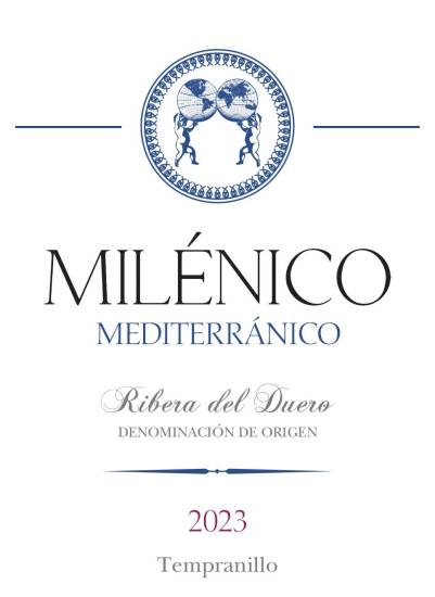 (image for) 2023 Bodegas Milenico, Ribera del Duero Mediterranico Tempranillo