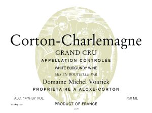 2022 Domaine Michel Voarick, Corton-Charlemagne Grand Cru Blanc (image for) 2022 Domaine Michel Voarick, Corton-Charlemagne Grand Cru Blanc