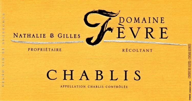 (image for) 2023 Domaine Nathalie et Gilles Fevre, Chablis 375ml