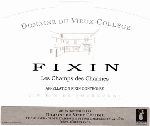 (image for) 2020 Domaine du College, Fixin "Les Champs des Charmes"
