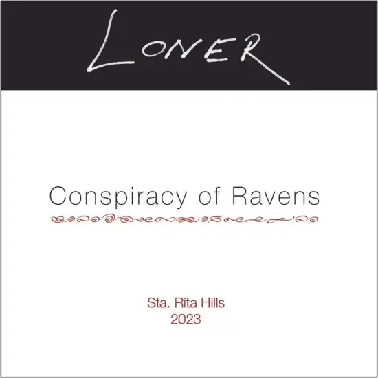 (image for) 2023 Loner Santa Rita Hills Conspiracy of Ravens Pinot Noir