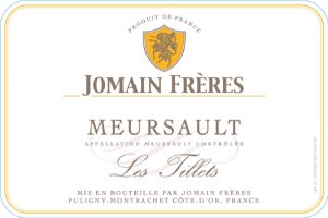 (image for) 2022 Domaine Jomaine, Meursault, Les Tillets