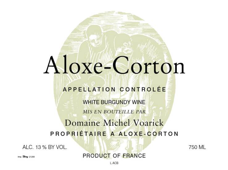 (image for) 2022 Domaine Michel Voarick, Aloxe Corton Blanc