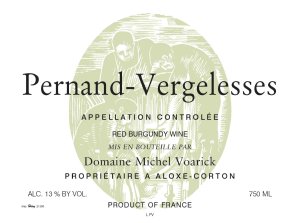 2022 Domaine Michel Voarick, Pernand Vergelesses Rouge (image for) 2022 Domaine Michel Voarick, Pernand Vergelesses Rouge