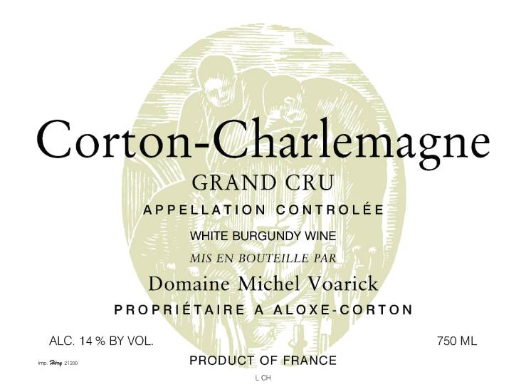 (image for) 2022 Domaine Michel Voarick, Corton-Charlemagne Grand Cru Blanc