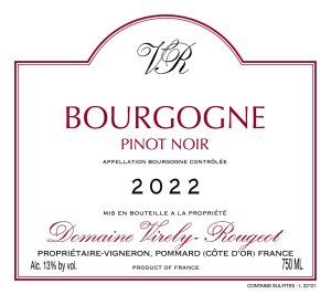 (image for) 2022 Domaine Virely-Rougeot, Bourgogne Rouge