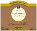 (image for) NV Domaine Ruhlmann Cremant d' Alsace Brut Rose