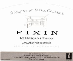 (image for) 2020 Domaine du College, Fixin "Les Champs des Charmes"