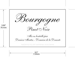 (image for) 2023 Domaine de la Denante, Bourgogne Pinot Noir