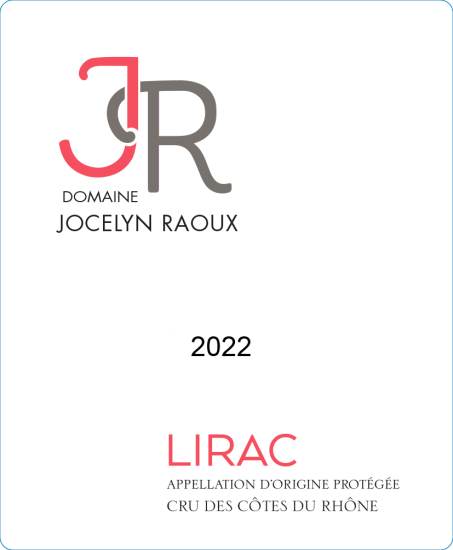 (image for) 2022 Jocelyn Raoux, Lirac Rouge