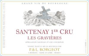 (image for) 2021 Domaine Laurent et Pascal Borgeot, Santenay Rouge 1er Cru Les Gravieres