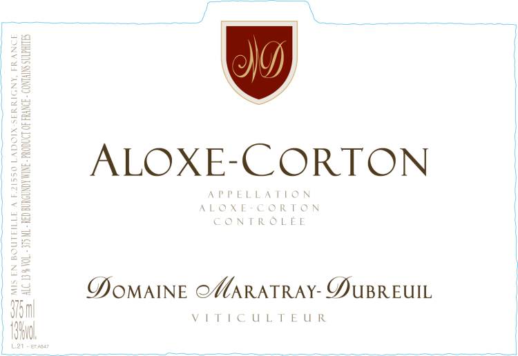 (image for) 2022 Domaine Maratray-Dubreuil, Aloxe Corton Rouge