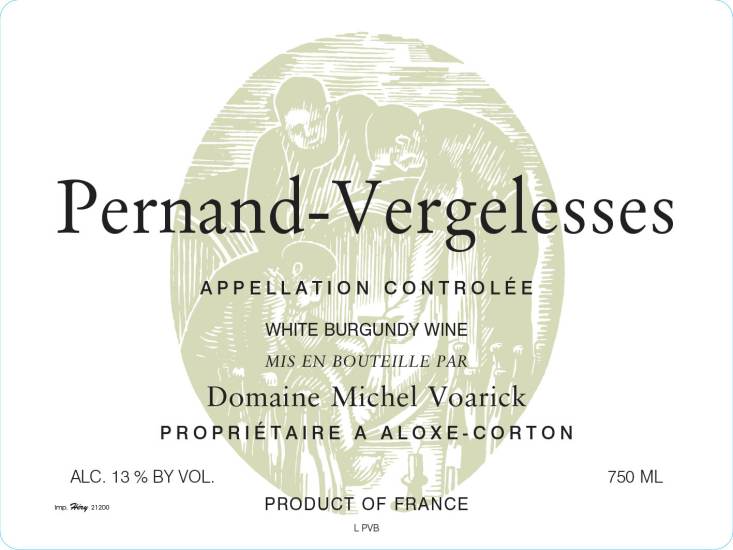 (image for) 2022 Domaine Michel Voarick, Pernand Vergelesses Blanc