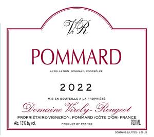 (image for) 2022 Domaine Virely-Rougeot, Pommard