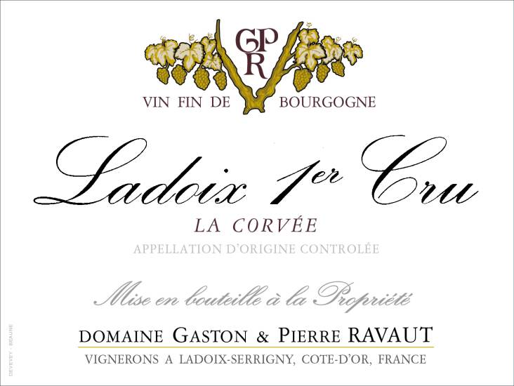 (image for) 2022 Domaine Gaston et Pierre Ravaut, Ladoix 1er Cru La Corvee Rouge